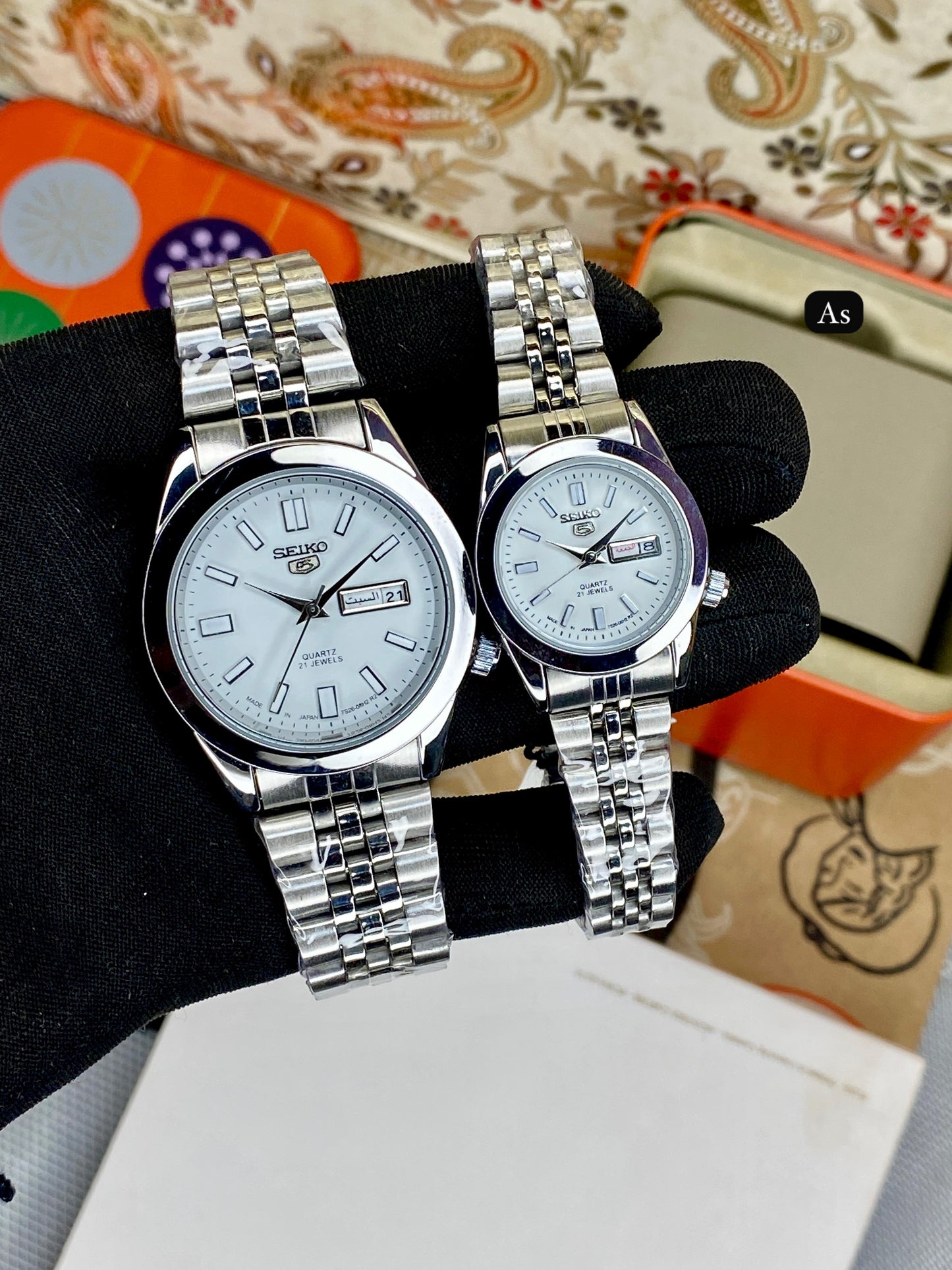 Seiko couple Watches Limited Stock