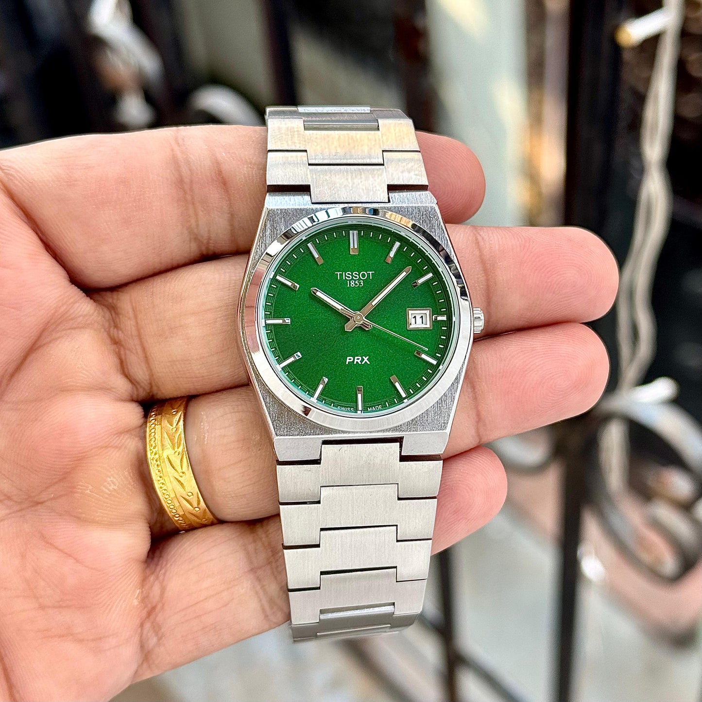 ✅ TISSOT PRX – ICONIC SWISS-INSPIRED ELEGANCE GREEN DIAL MEN'S WATCH ✅
