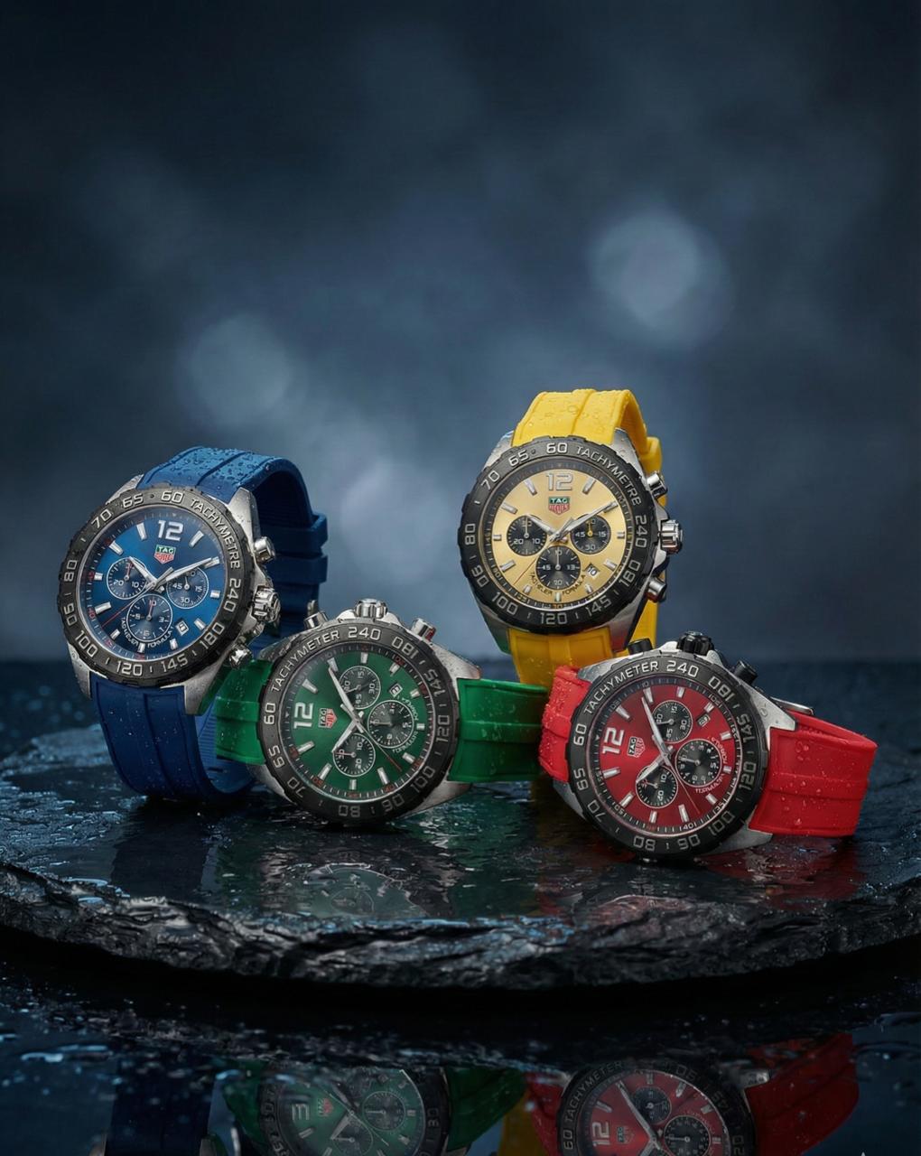TAG HEUER PREMIUM COLLECTION RED DIAL MEN's Watches