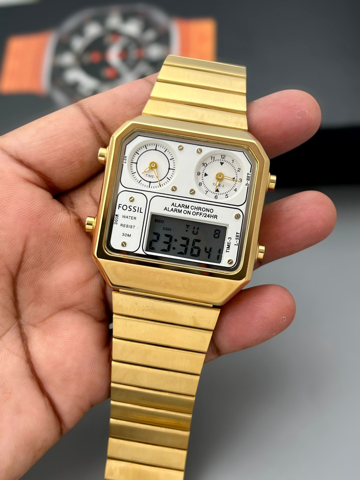 Fossil Multi-Function Retro watch (White Dial)