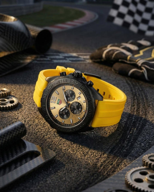 TAG HEUER PREMIUM COLLECTION YELLOW DIAL MEN's Watches