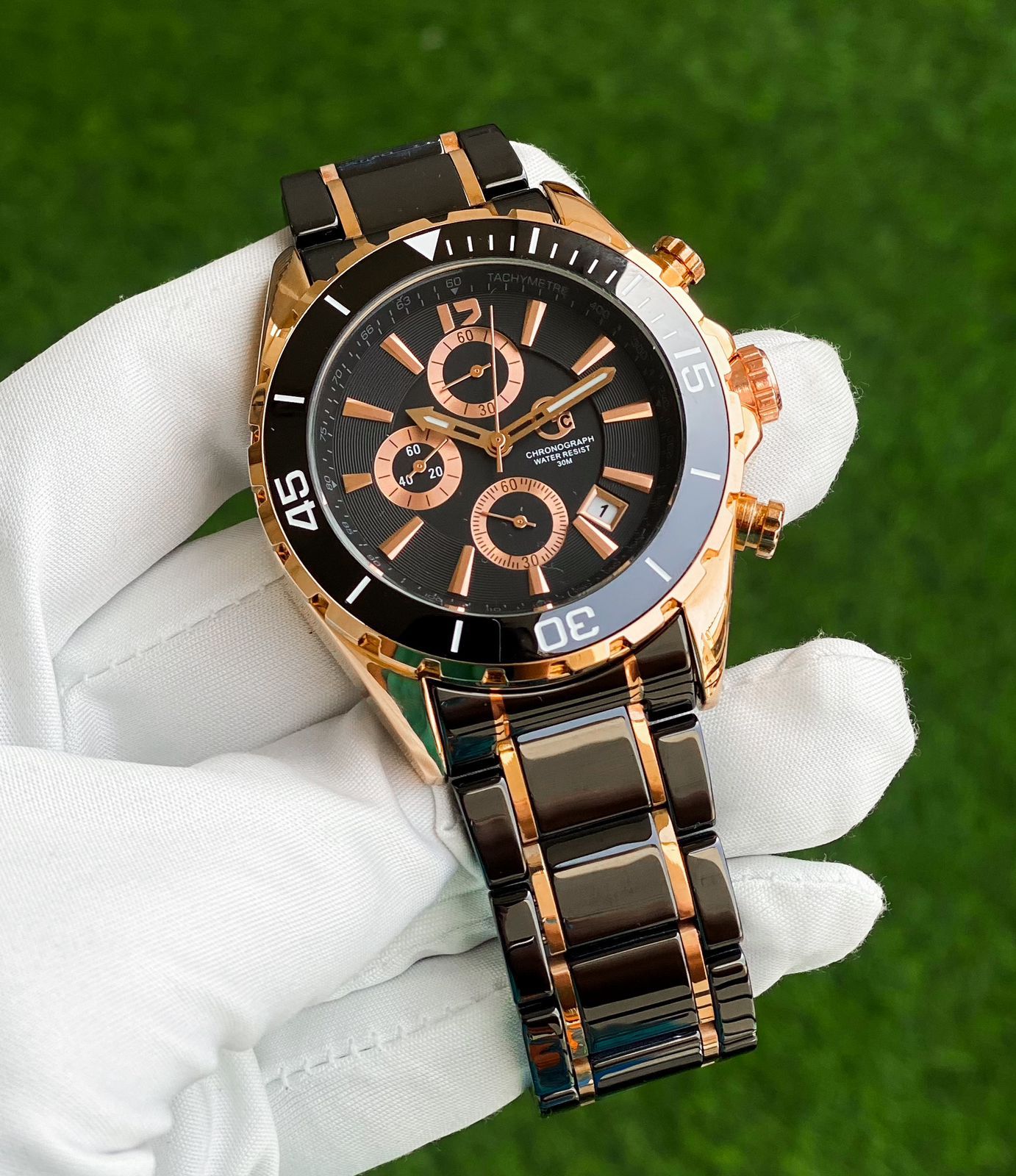 GC Black ceramic chain SWISS Made Watch