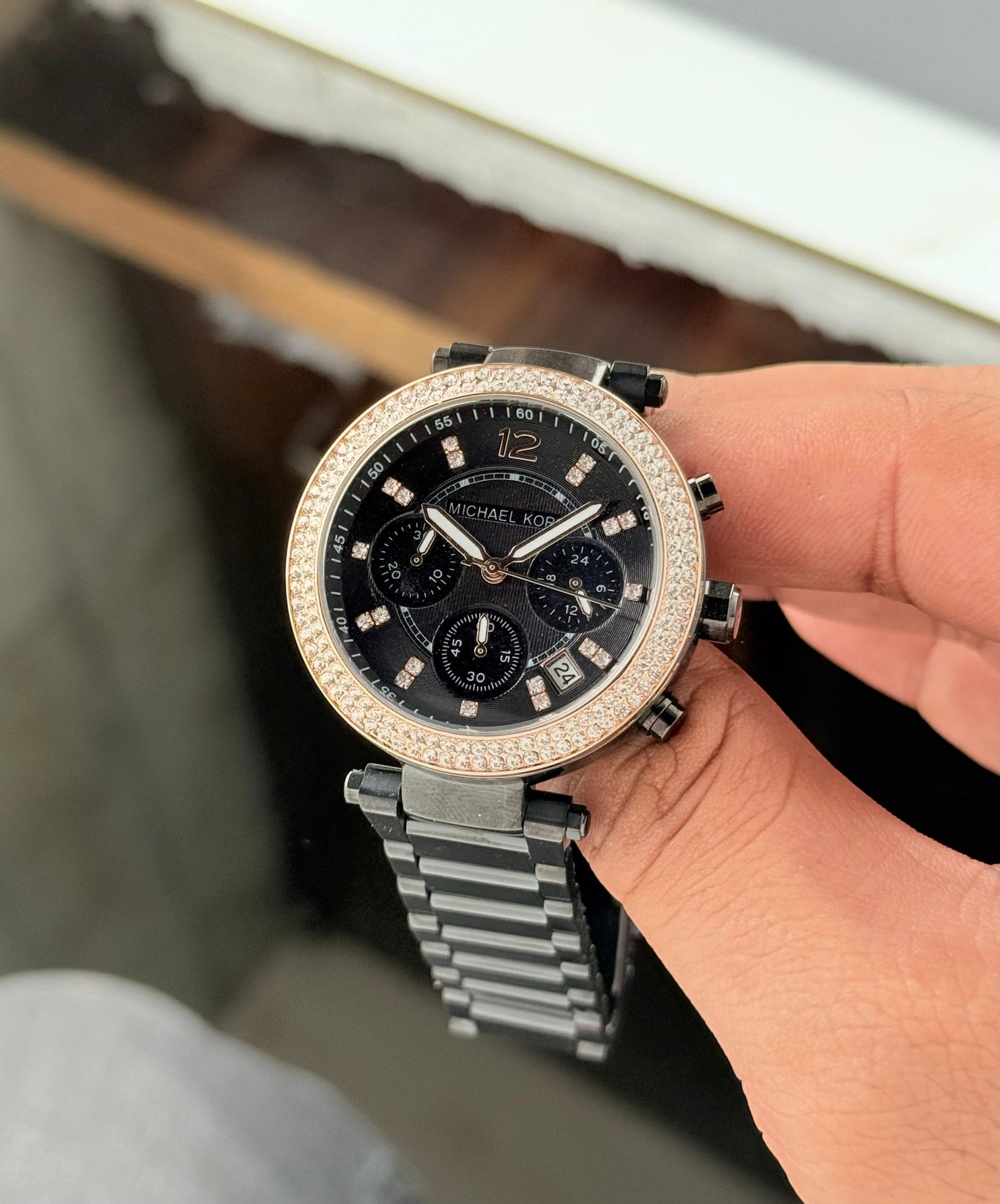 💫Michael Kors Parker Steel Chronograph model MK5885💫