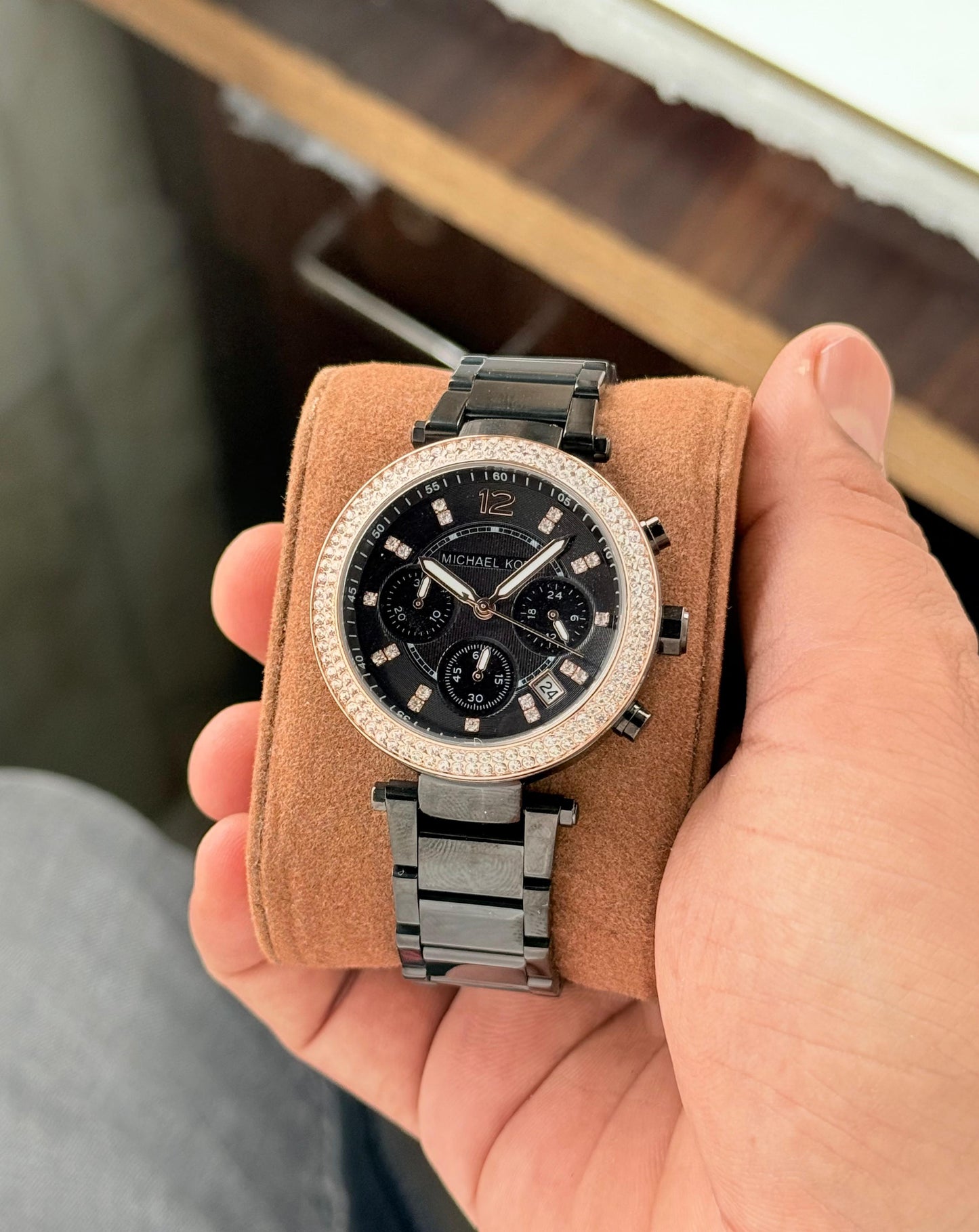 💫Michael Kors Parker Steel Chronograph model MK5885💫