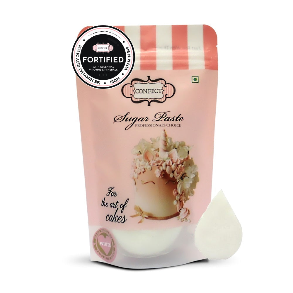 White Fondant | Edible Nutritional Sugarpaste 250 Gm
