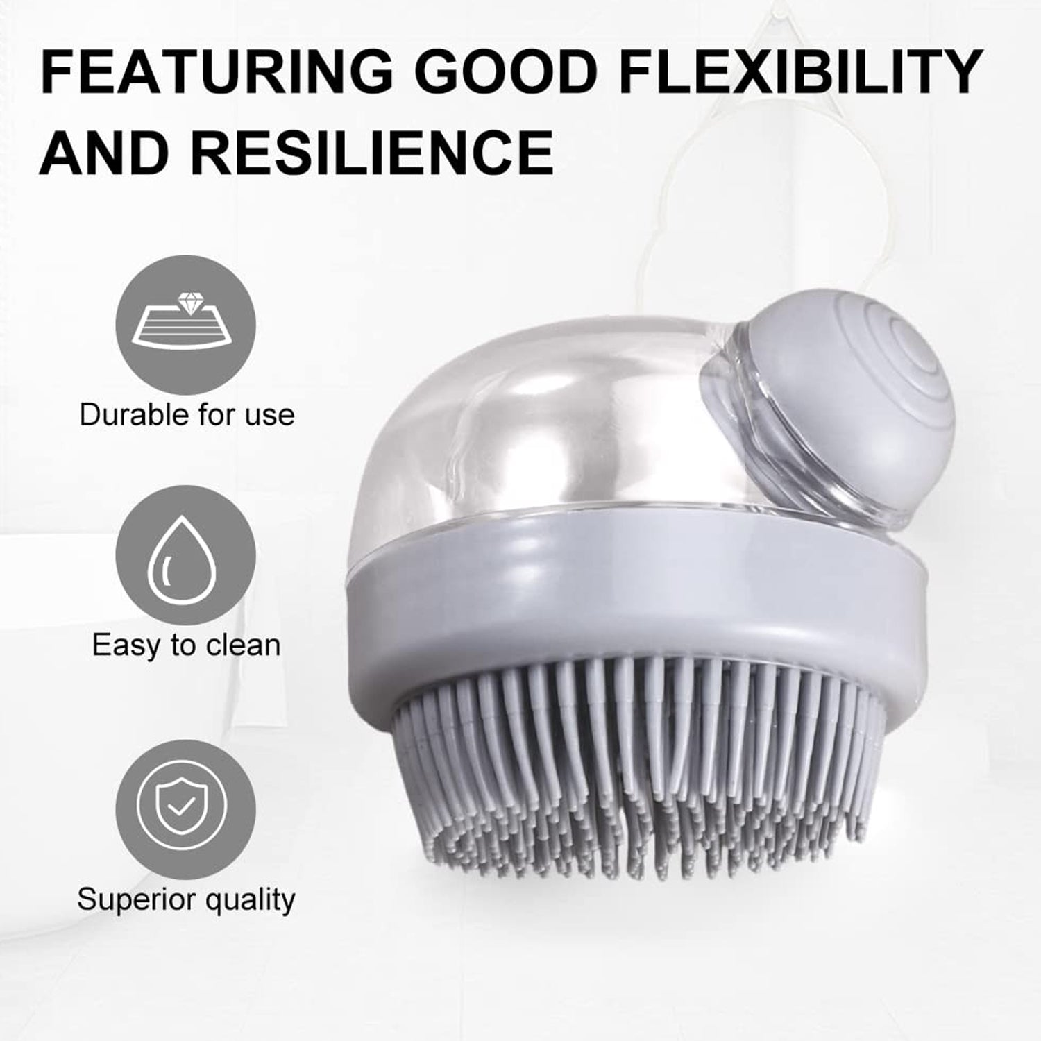 Head Scalp Massager Shampoo Brush (1 Pc) - Springkart 