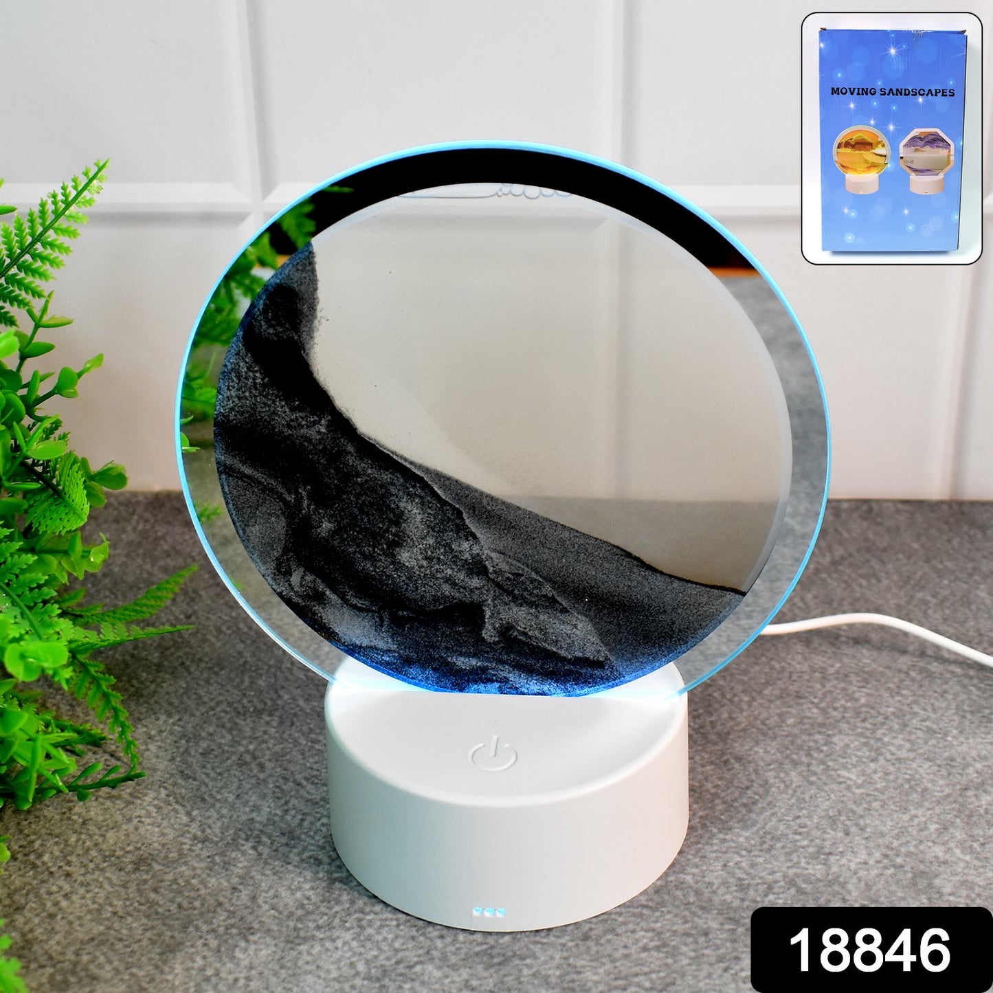 3d Liquid Motion Display With Led Light (1 Pc) - Springkart 