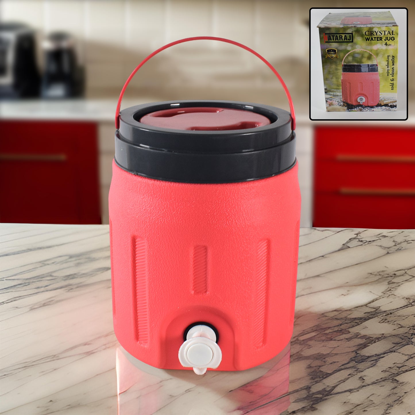 Insulated Water Jug 4 Ltr Water Storage Jug - Springkart 