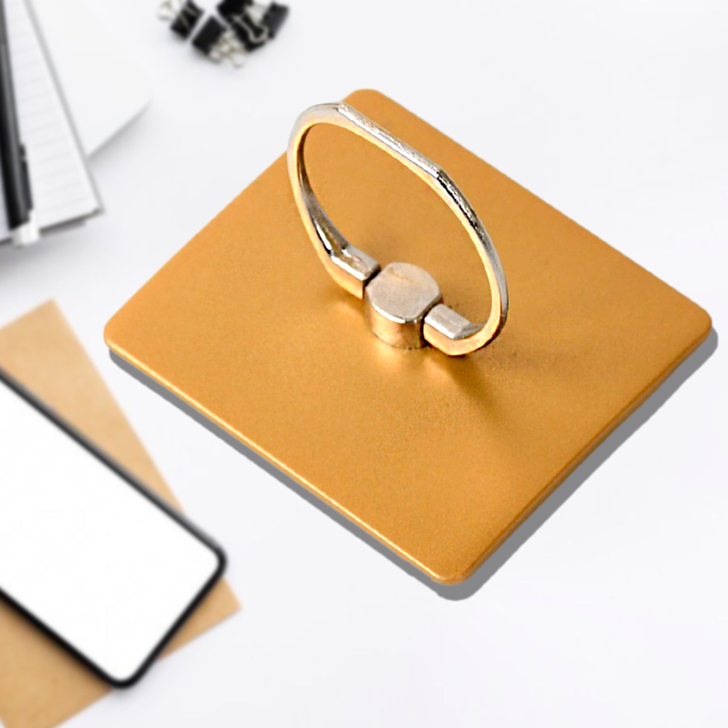 6547 Mobile Phone Finger Stand 360rotation Phone Ring Stand Holder Kickstand Hand Finger Grip (1 Pc) - Springkart 