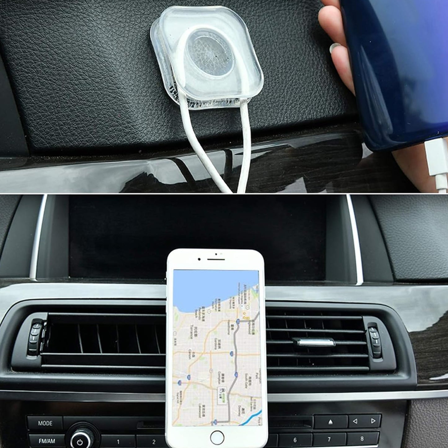 Multi Purpose Square Super Gel Pads For Holding Mobile Spiral Cable Protector (1 Pc) - Springkart 