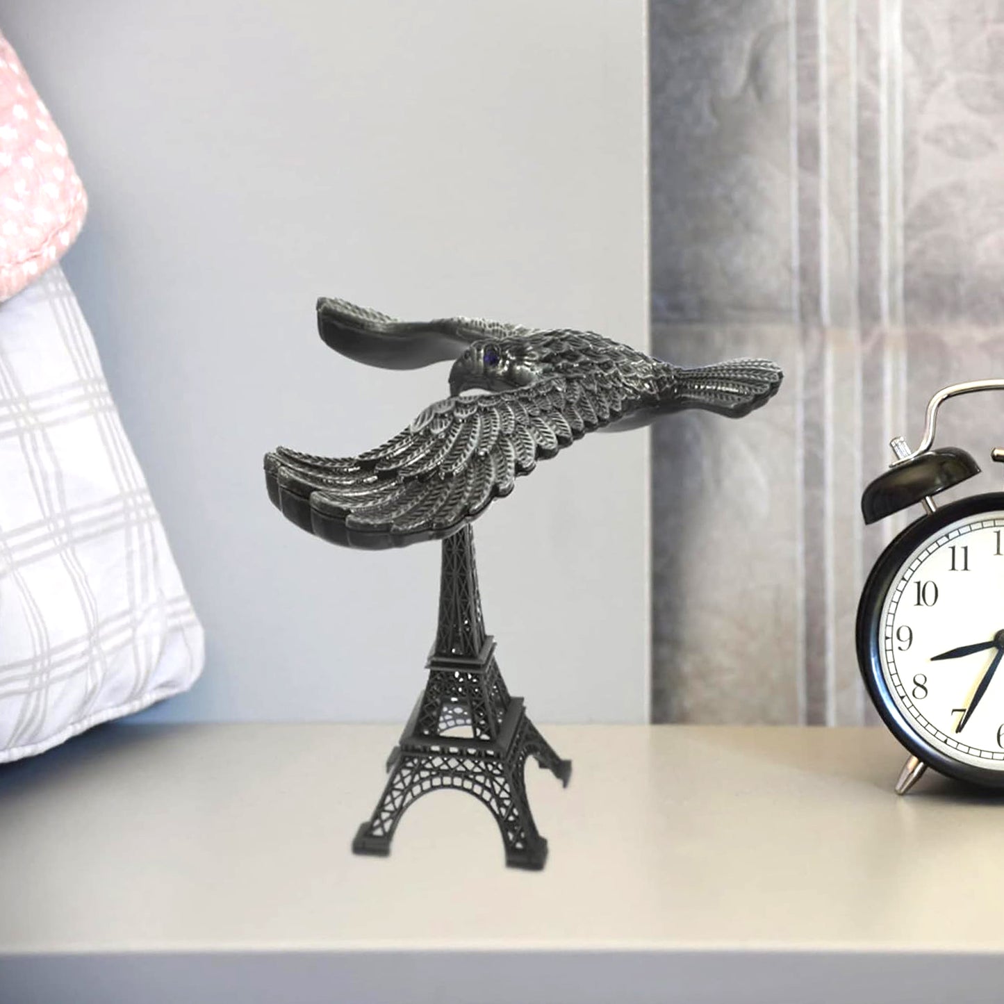 Balancing Bird Metal Eiffel Tower Statue Balance Eagle Toy (1 Set) - Springkart 
