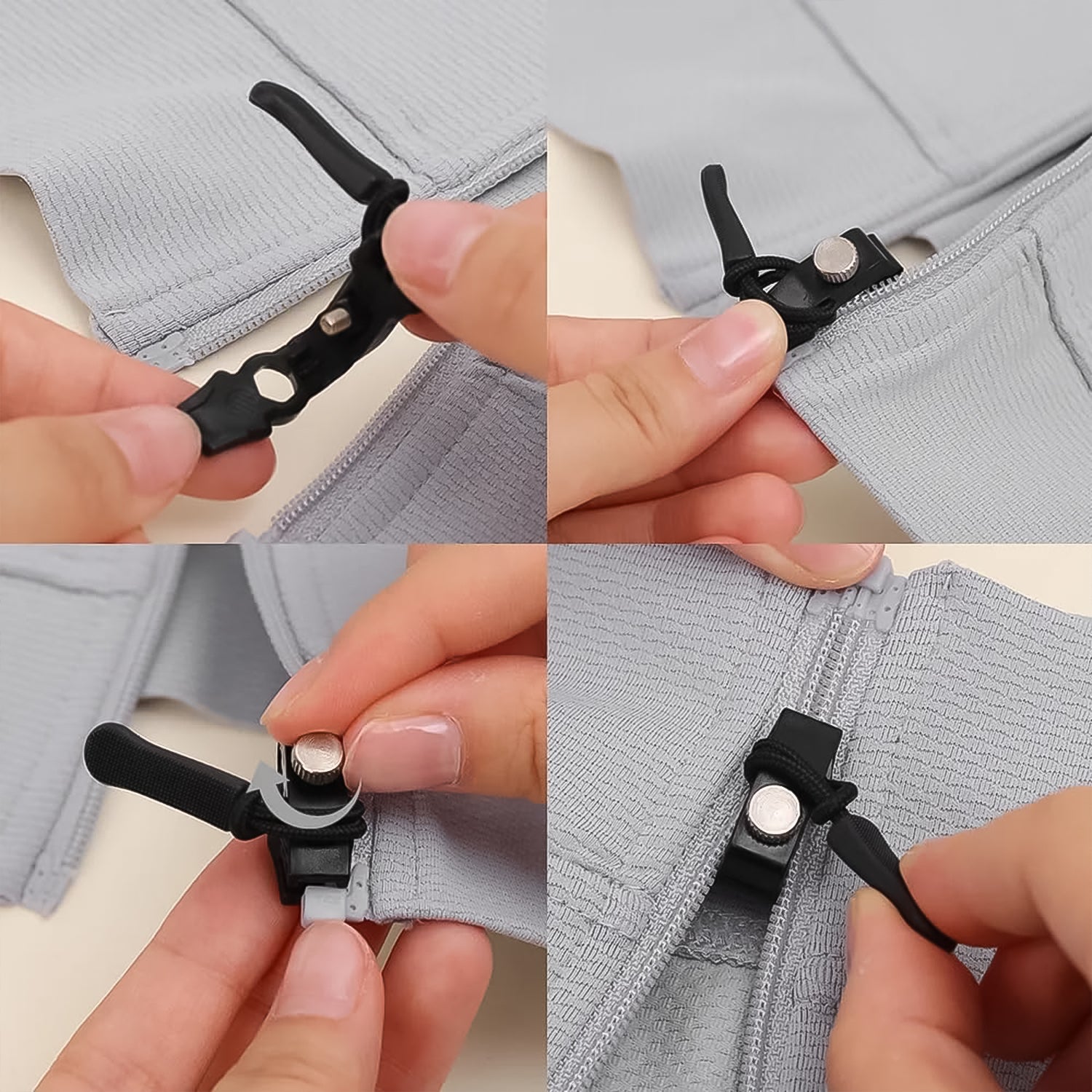 Portable Universal Detachable Zipper Slider (1 Pc Medium) - Springkart 