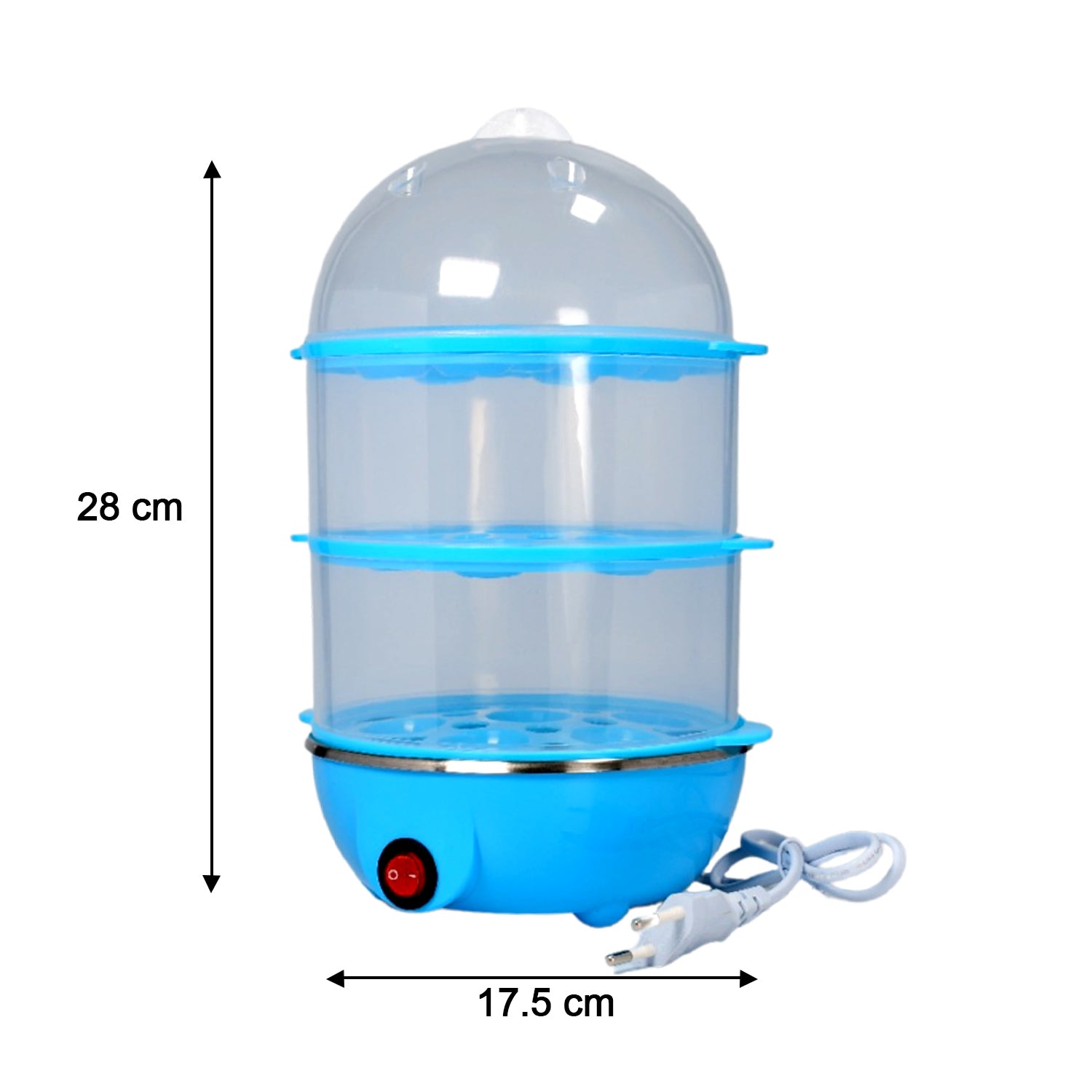 Egg Boiler / Poacher / Cooker / Electric Steamer (3 Layer) - Springkart 