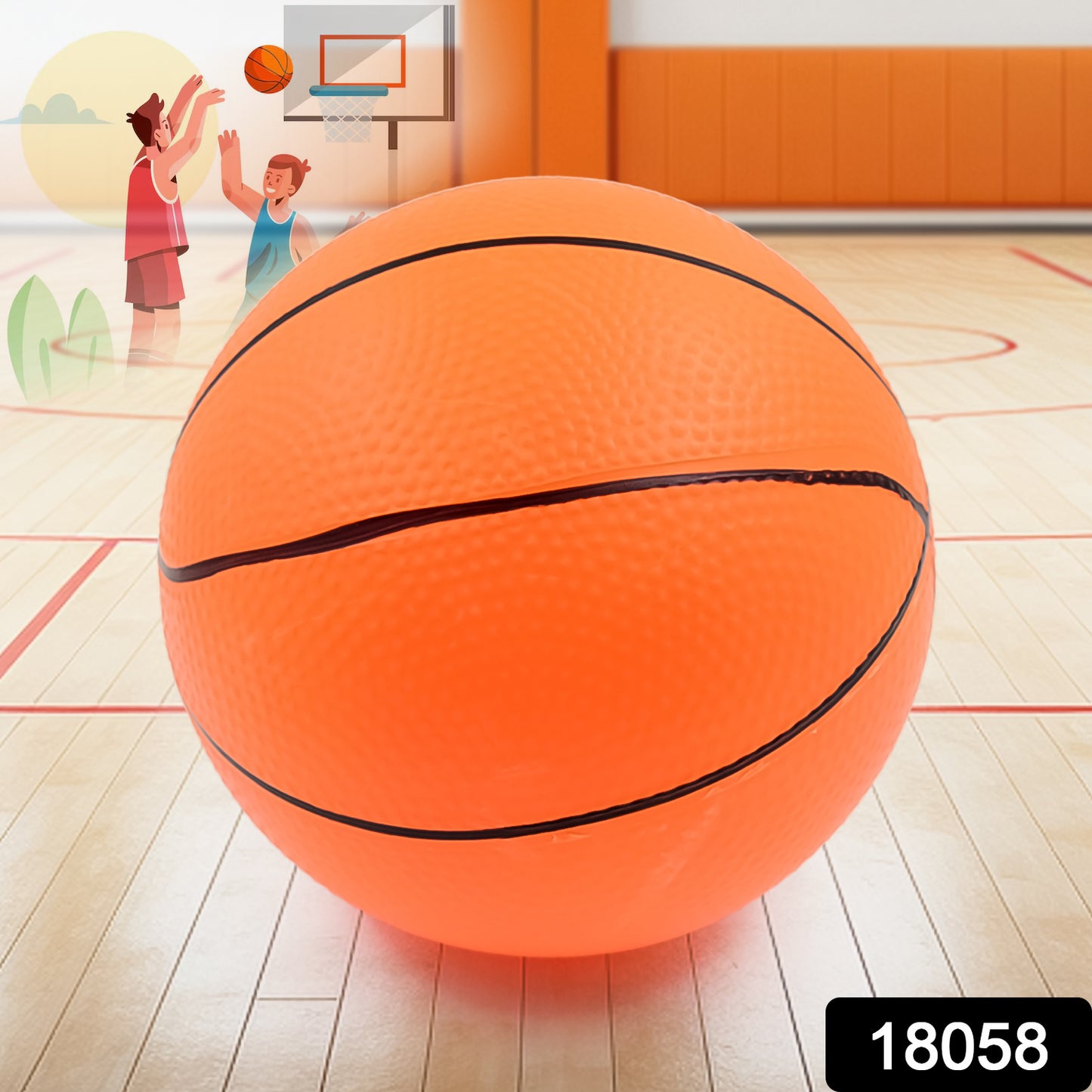 Mini Bouncy Basketball (1 Pc) - Springkart 