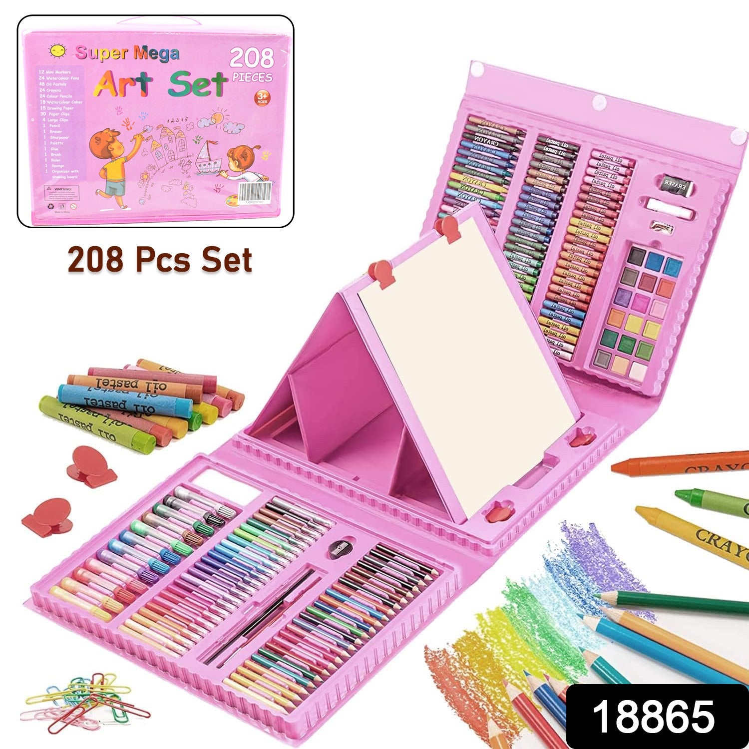 Professional Art Set (Art Set (208 Pcs) - Springkart 