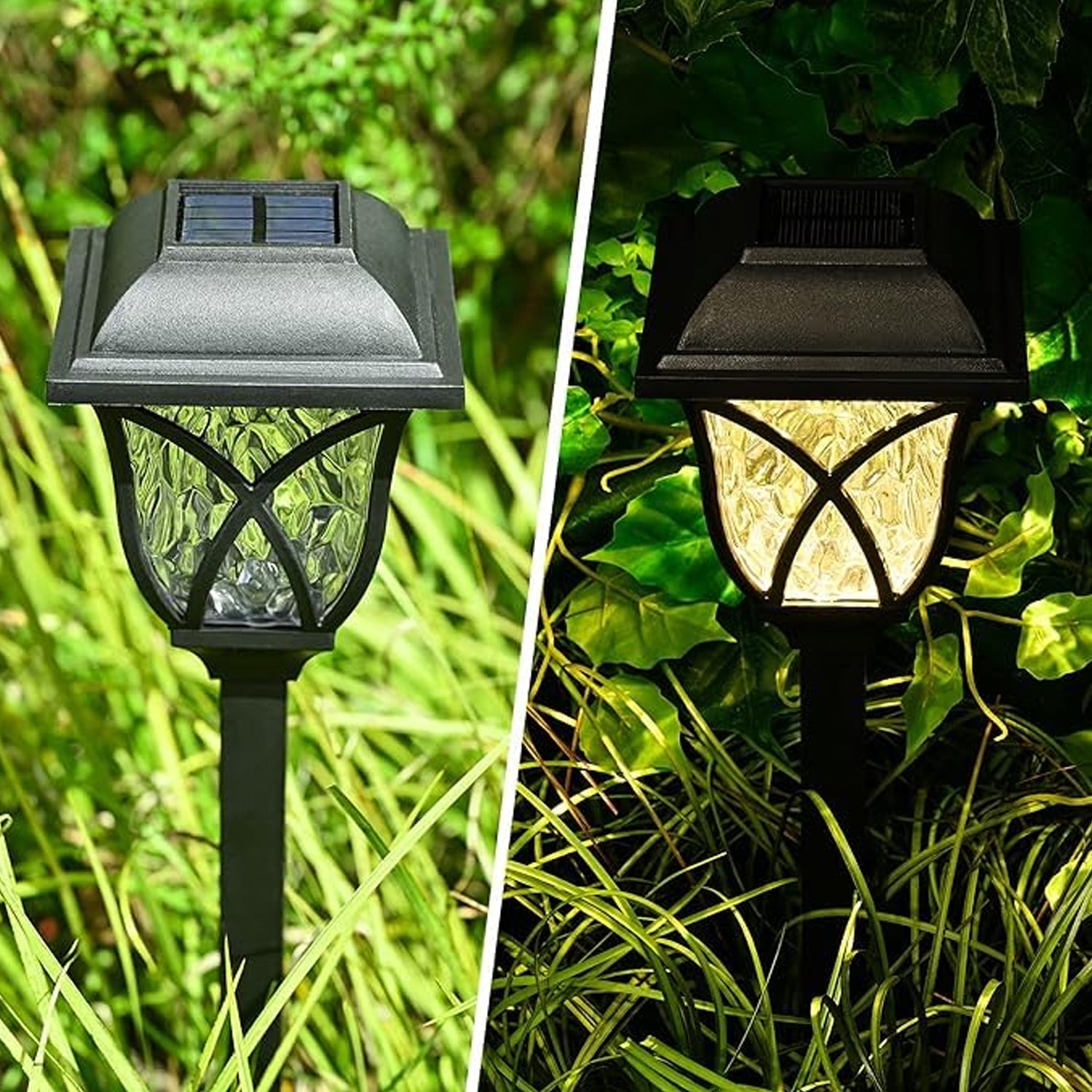Solar Pathway Lights Outdoor Garden Lights (2 Pcs Set) - Springkart 