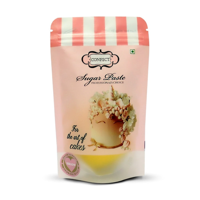 Sunshine Yellow Fondant | Edible Nutritional Sugarpaste 250 Gm