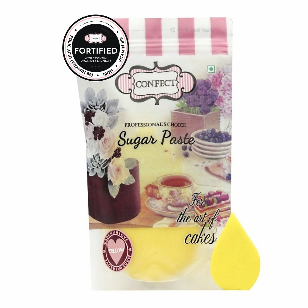Sunshine Yellow Fondant | Edible Nutritional Sugarpaste 1 Kg
