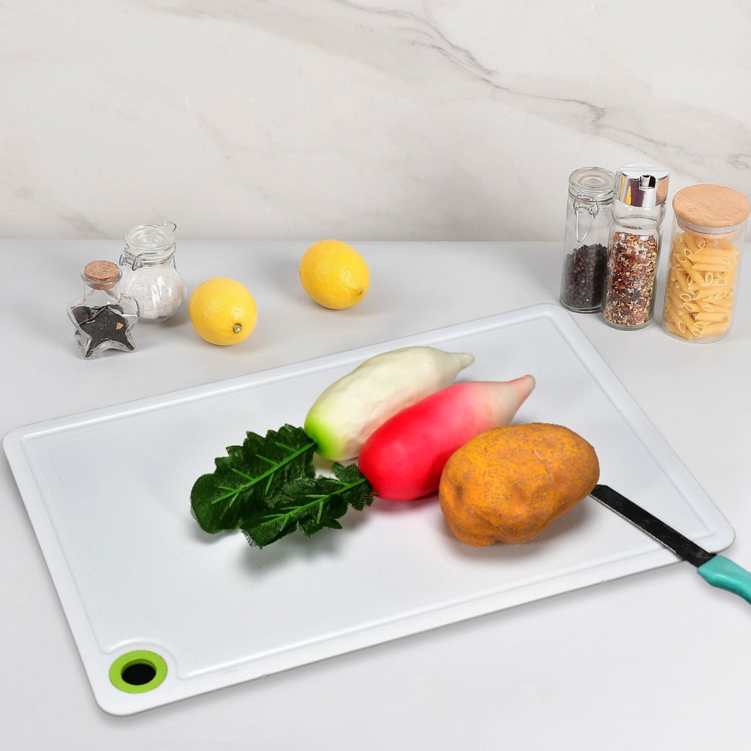 2316 Fruit Vegetable Chopping Board Plastic Cutting Board For Kitchen - Springkart 