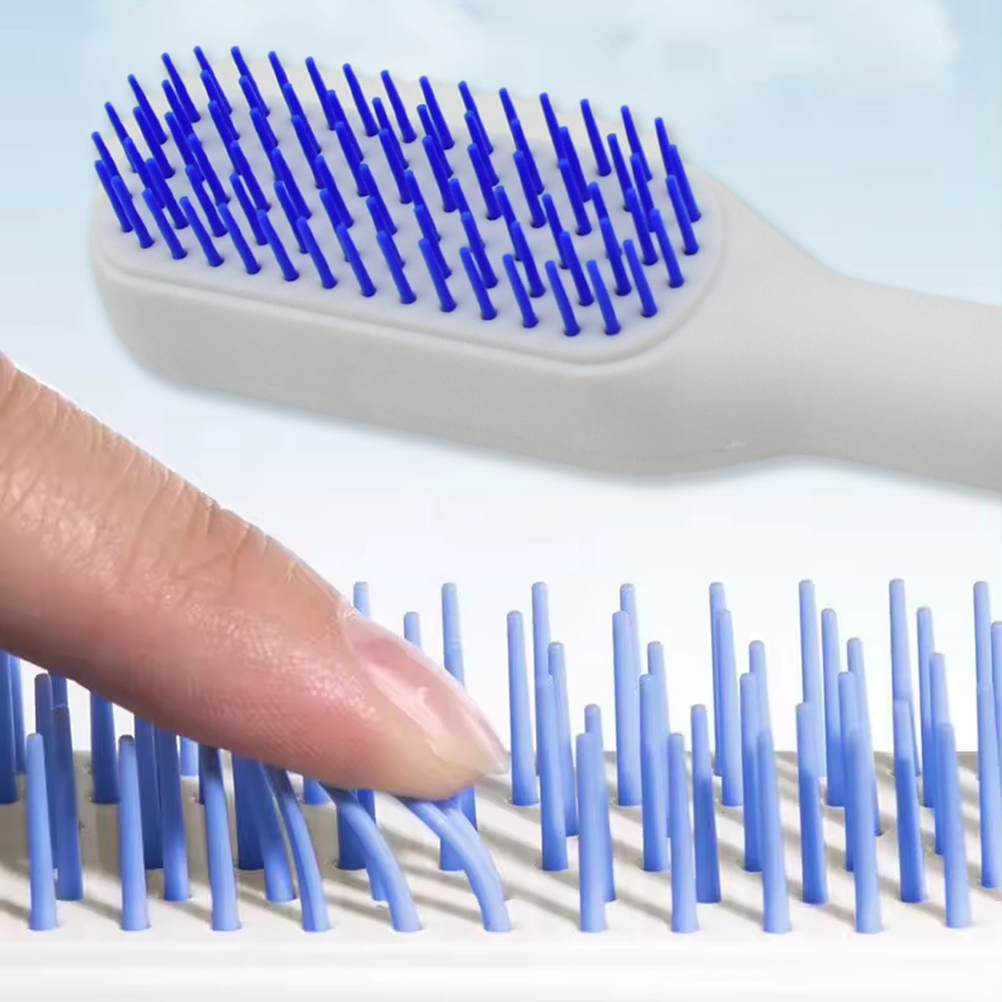 13947 Self-cleaning Hairbrush Self-cleaning Anti-static Detangling Massage Comb One-pull Clean Scalable Rotate Lifting Self Cleaning Hairbrush Hair Styling Tools - Springkart 