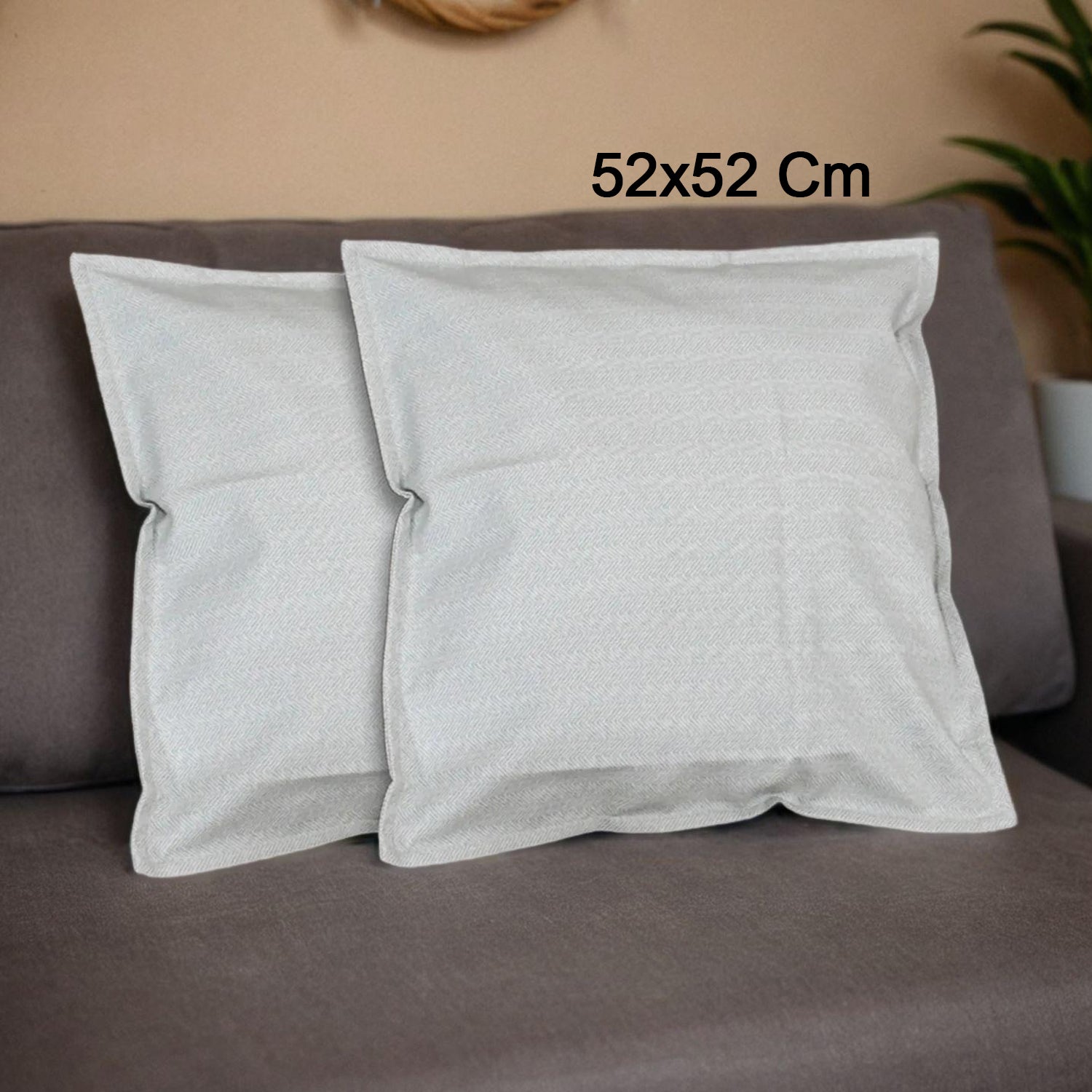 Pillow Covers Couch Pillows Cover Soft Decorative Pillow Covers (52 52 Cm 1 Pair 2 Pc) - Springkart 