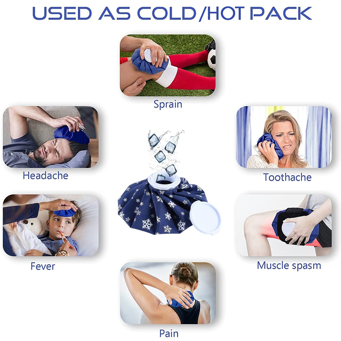 6165 Pain Reliever Ice Bag Used To Overcome Joints Pain In Body. - Springkart 