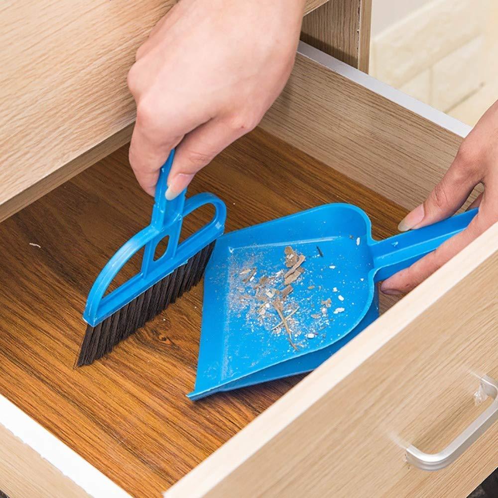 2213 Mini Dustpan With Brush Broom Set For Multipurpose Cleaning - 2 Pcs - Springkart 