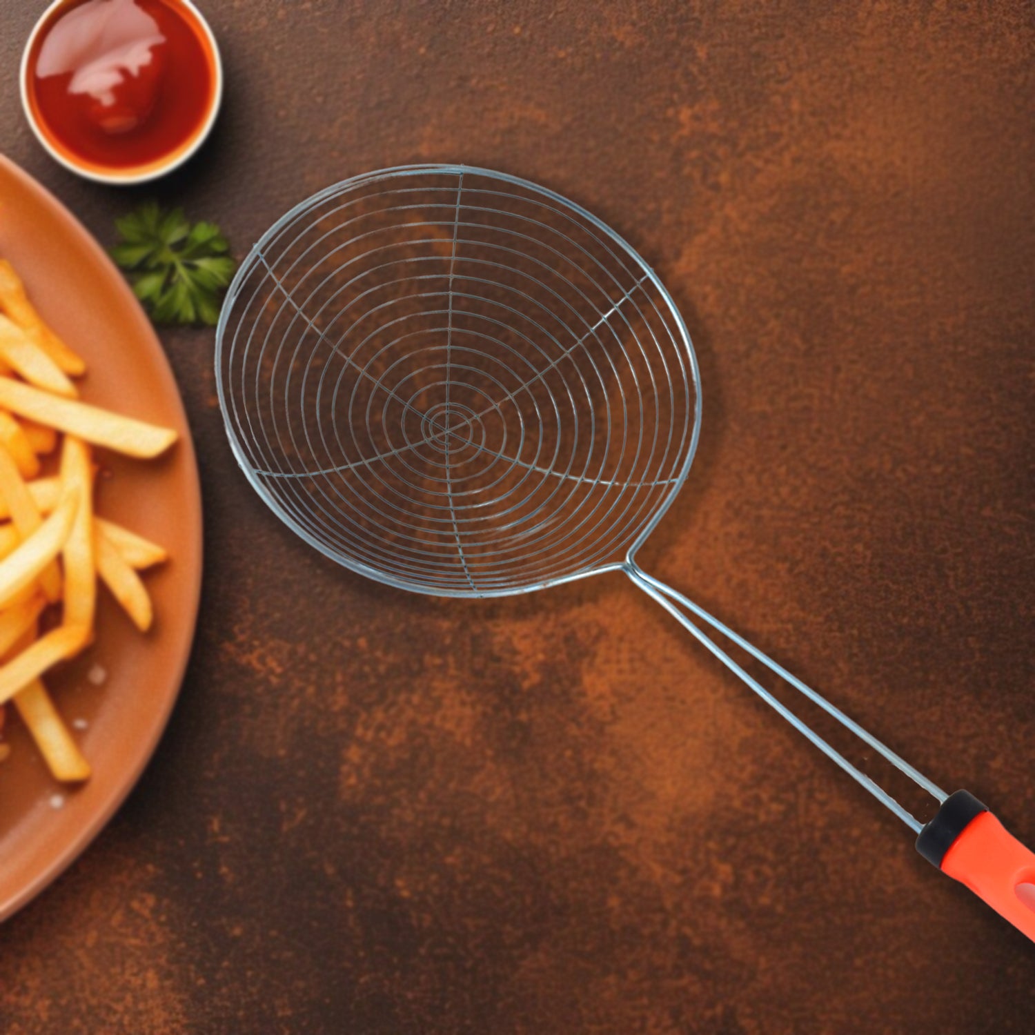Stainless Steel Deep Fry Strainer - Springkart 