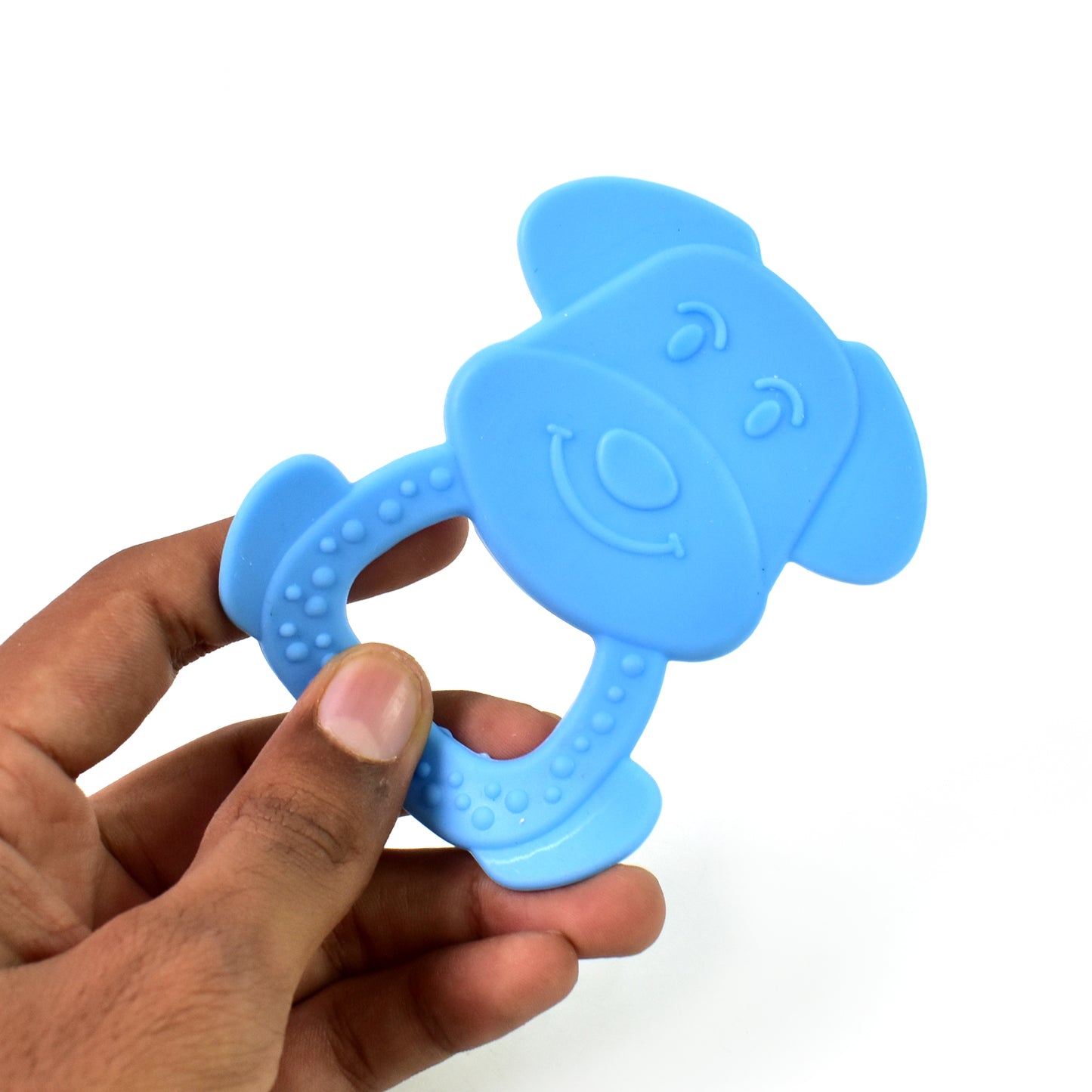 Silicone Baby Teether Pack Of 1 (Mix Design Color) - Springkart 