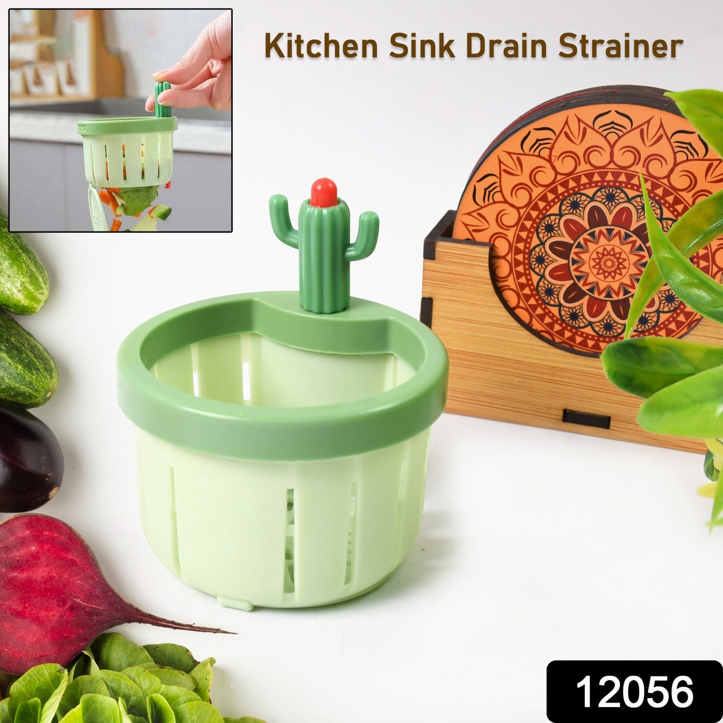 Plastic Kitchen Sink Drain Strainer (1 Pc)