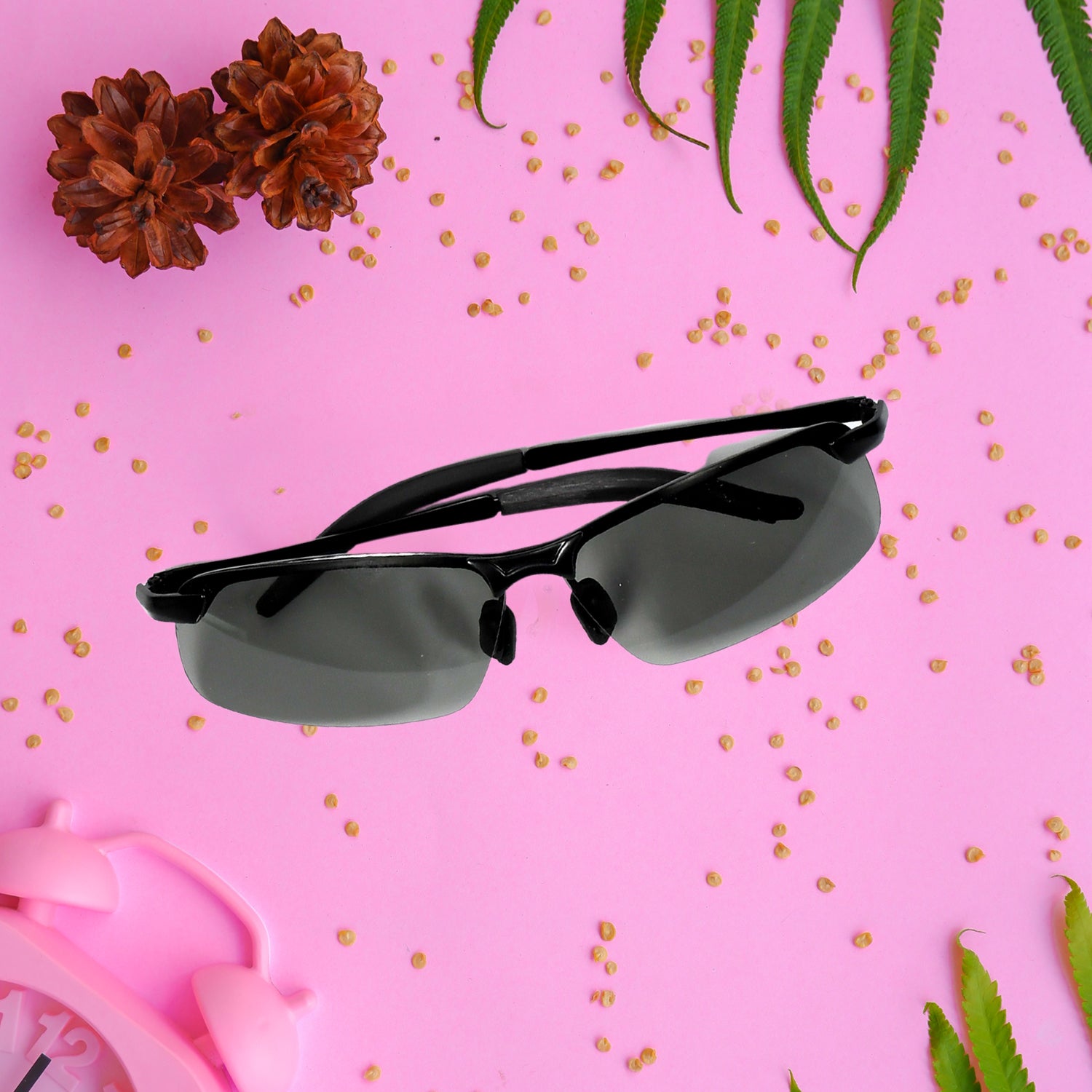 7702 Sports Sunglasses Classic Luxury Lightweight Rimless Sports Sunglasses For Driving Fishing Hiking Outdoor Use - Springkart 