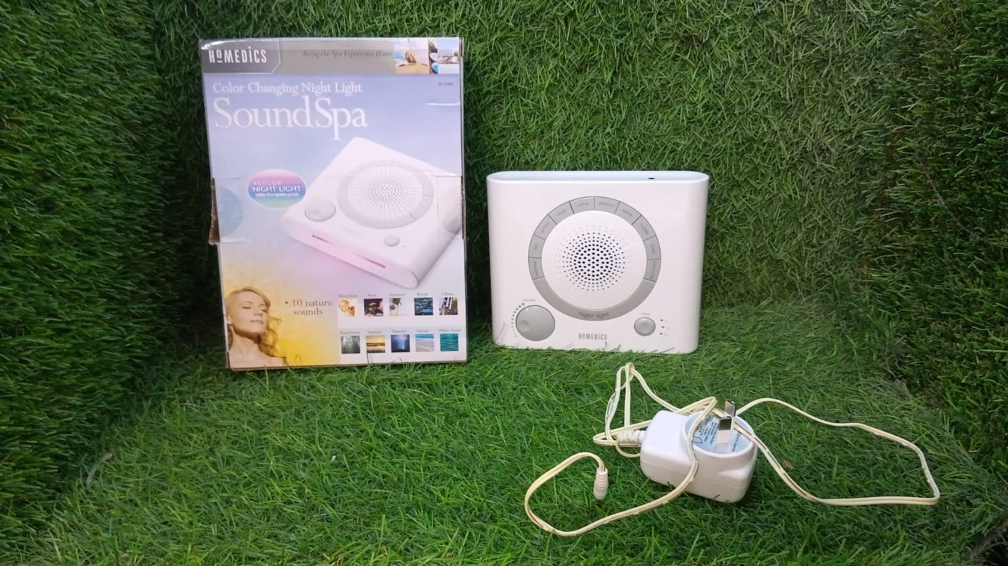 Sleep Therapy Noise Sound Therapy Machine with 8 High-Fidelity Soothing Sleeping , Anxiety , Stress Natural Sounds, Battery or Adaptor Charging Options, 3 Auto-Off Timer Option - Springkart 