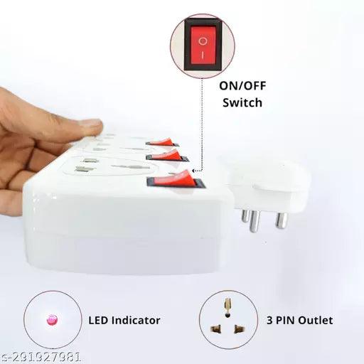 Adapter Multi Outlet & Surge Protectors Extension Board | Extension Cord - Springkart 