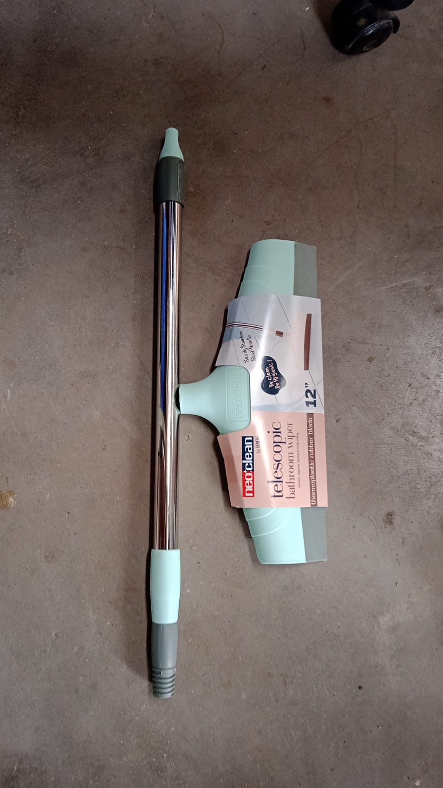 Ganesh Telescopic Bathroom Wiper 12 Inch (30 cm) - Springkart 