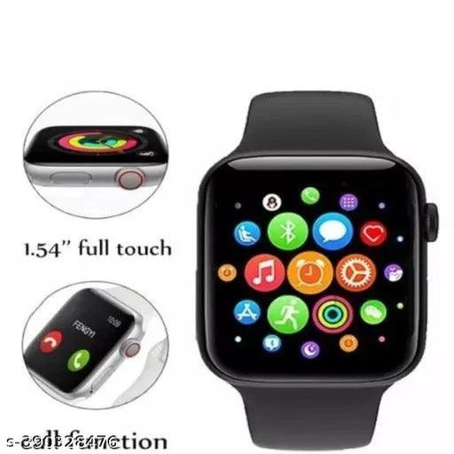 Full Touch Screen Bluetooth Smartwatch 3G/4G/5G Android & iOS Smartphones for Men & Women (Black) of Best Quality. - Springkart 