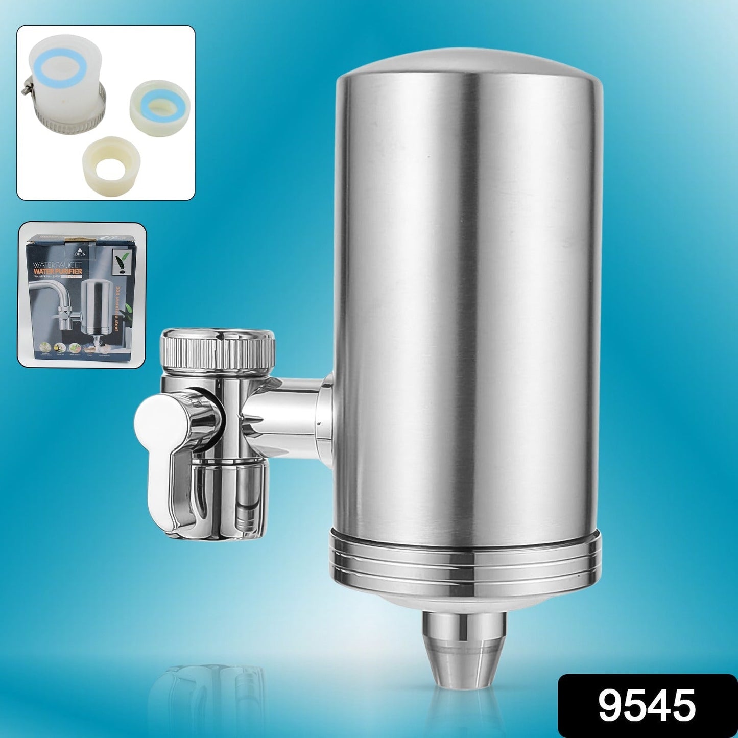 304 Stainless Steel Faucet Mount Water Filter, Water Purifier (1 Set) - Springkart 