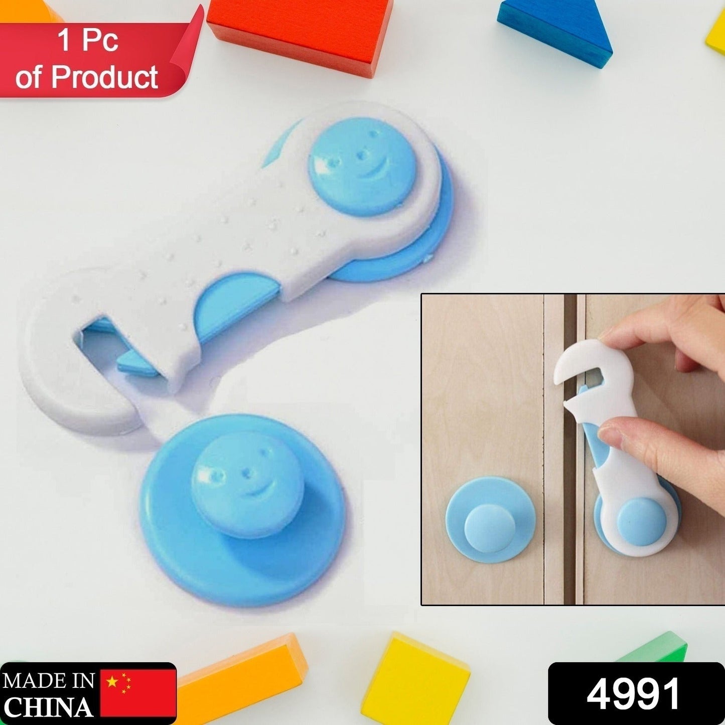 Child Safety lock Proofing for Cabinet Toilet Seat Fridge Door Drawers ( 1 pc) - Springkart 