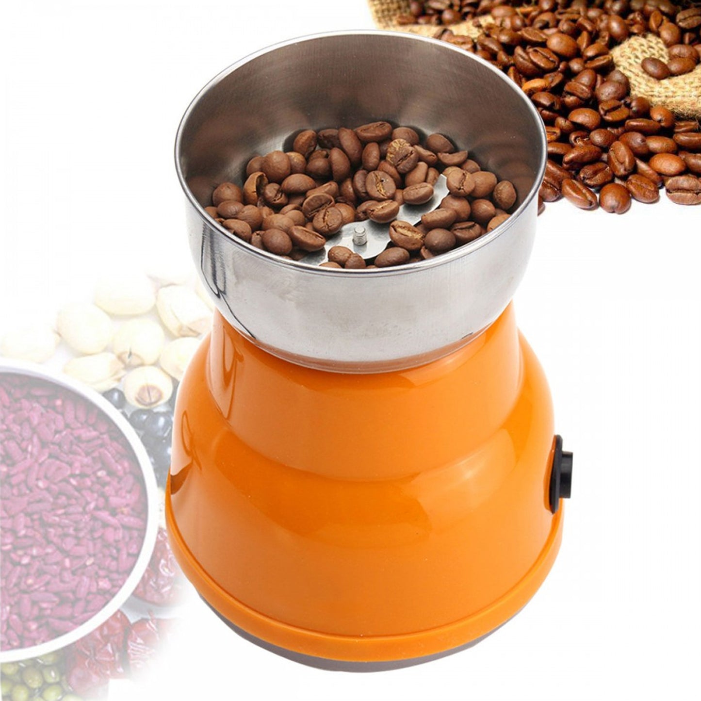 Multi Function Electric Small Food Grinder Grain Grinder (100-200w 4 Blade 1 Pc) - Springkart 