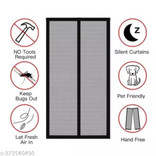 Magic Mesh Magnetic Mosquito Screen Door Net Curtain with Magnets - Springkart 