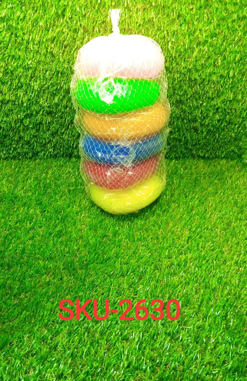 Plastic Scrubber Round Nylon Scrubbers (Pack of 6) - Springkart 