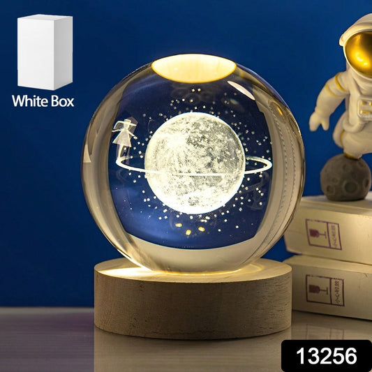 Astronaut Ball Night Light with Resin Base Decorative for Living Room Decor (1 Pc) - Springkart 
