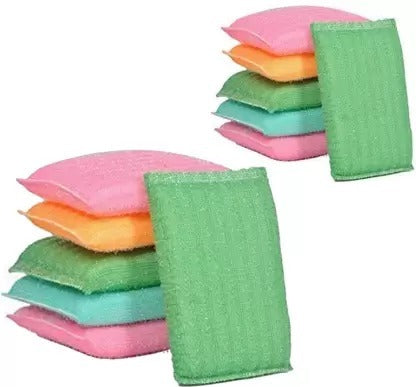 Scratch Proof Kitchen Utensil Scrubber Pad (Pack of 12) - Springkart 