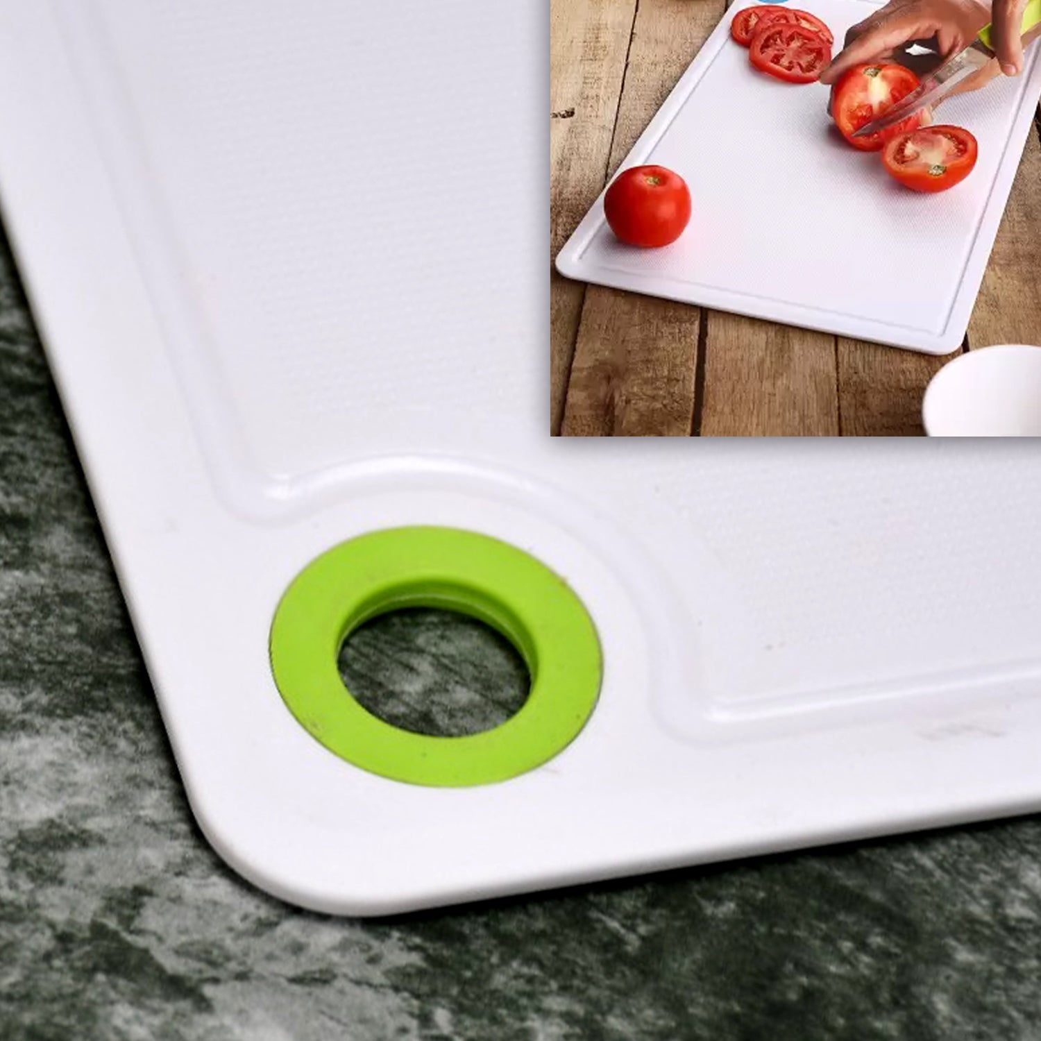 2316 Fruit Vegetable Chopping Board Plastic Cutting Board For Kitchen - Springkart 