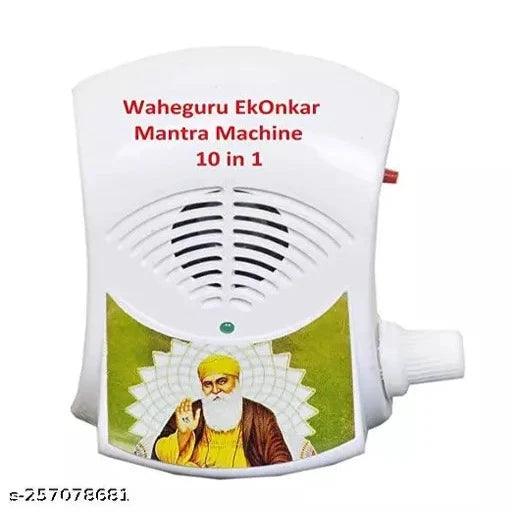 Sikh Religious 10 in 1 Mini Mool Mantra Chanting Plug N Play Machine Box (White, Ek onkar) - Springkart 