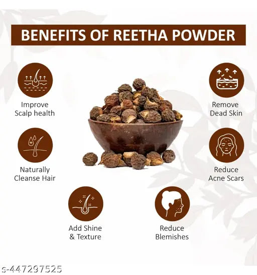 Glamzy 100% Natural Amla Reetha Shikakai Powder For Hair Care & Skin Care - 300G (Pack Of 3) - Springkart 