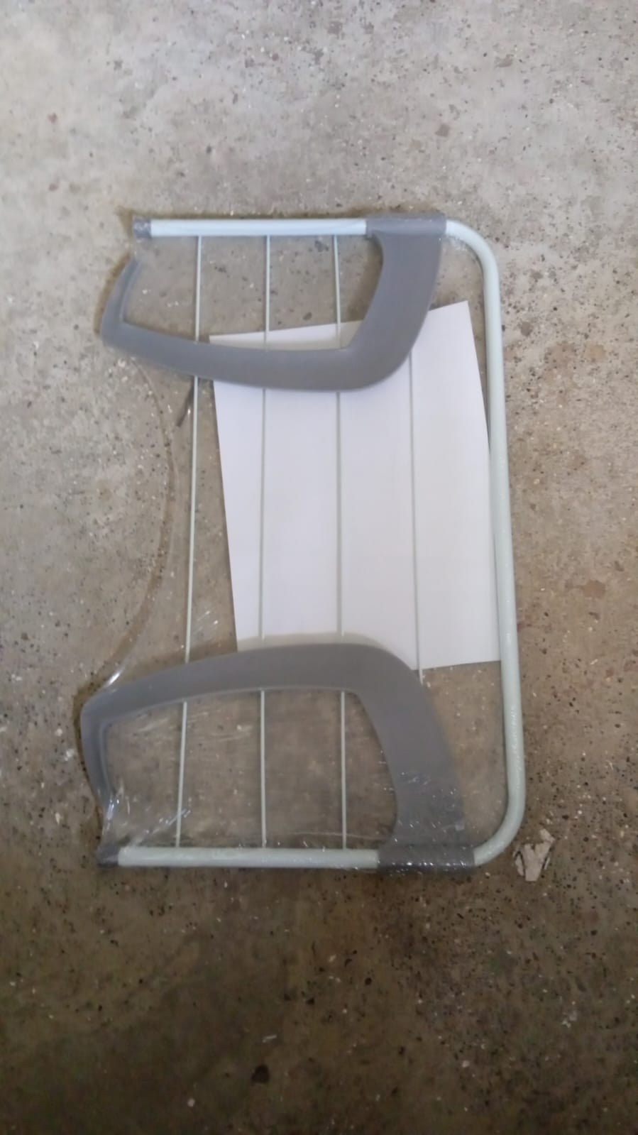 Metal Steel Folding Drying Rack for Clothes Balcony Laundry Hanger for Small Clothes Drying Hanger Metal Clothes Drying Stand, Socks and Plant Storage Holder Outdoor / Indoor Clothes-Towel Drying Rack Hanging on The Door Bathroom - Springkart 