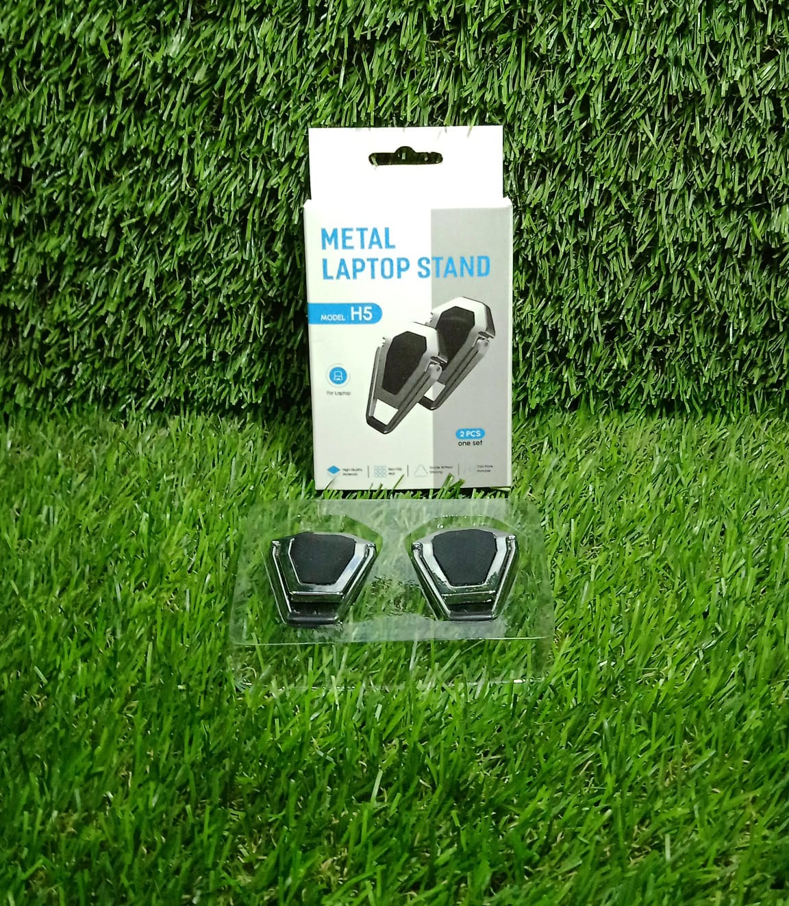 Mini Premium Metal Folding Portable Stand Compatible with Every Laptop, Keyboard and Tablet - Springkart 