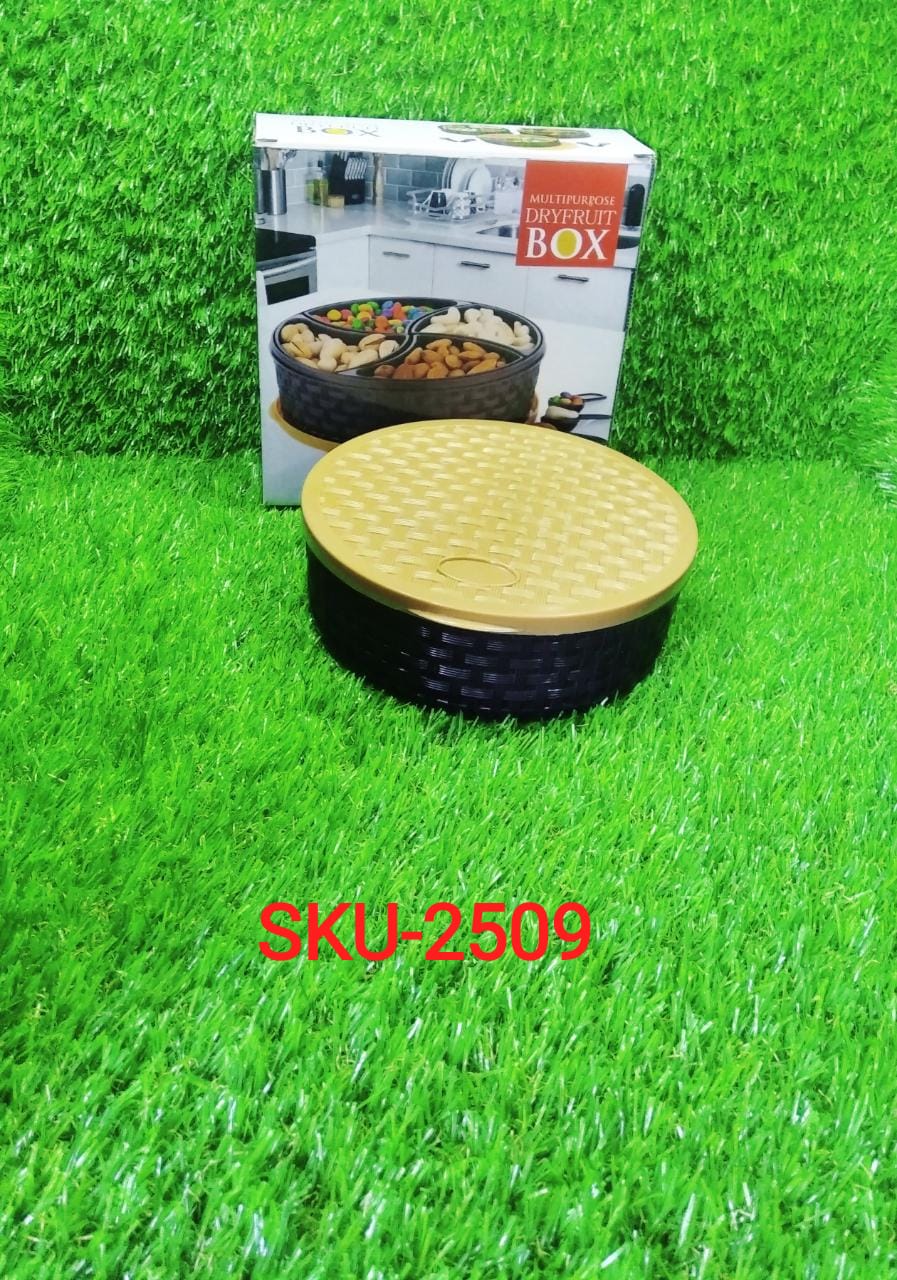 Round Plastic Masala Spice Box - Springkart 
