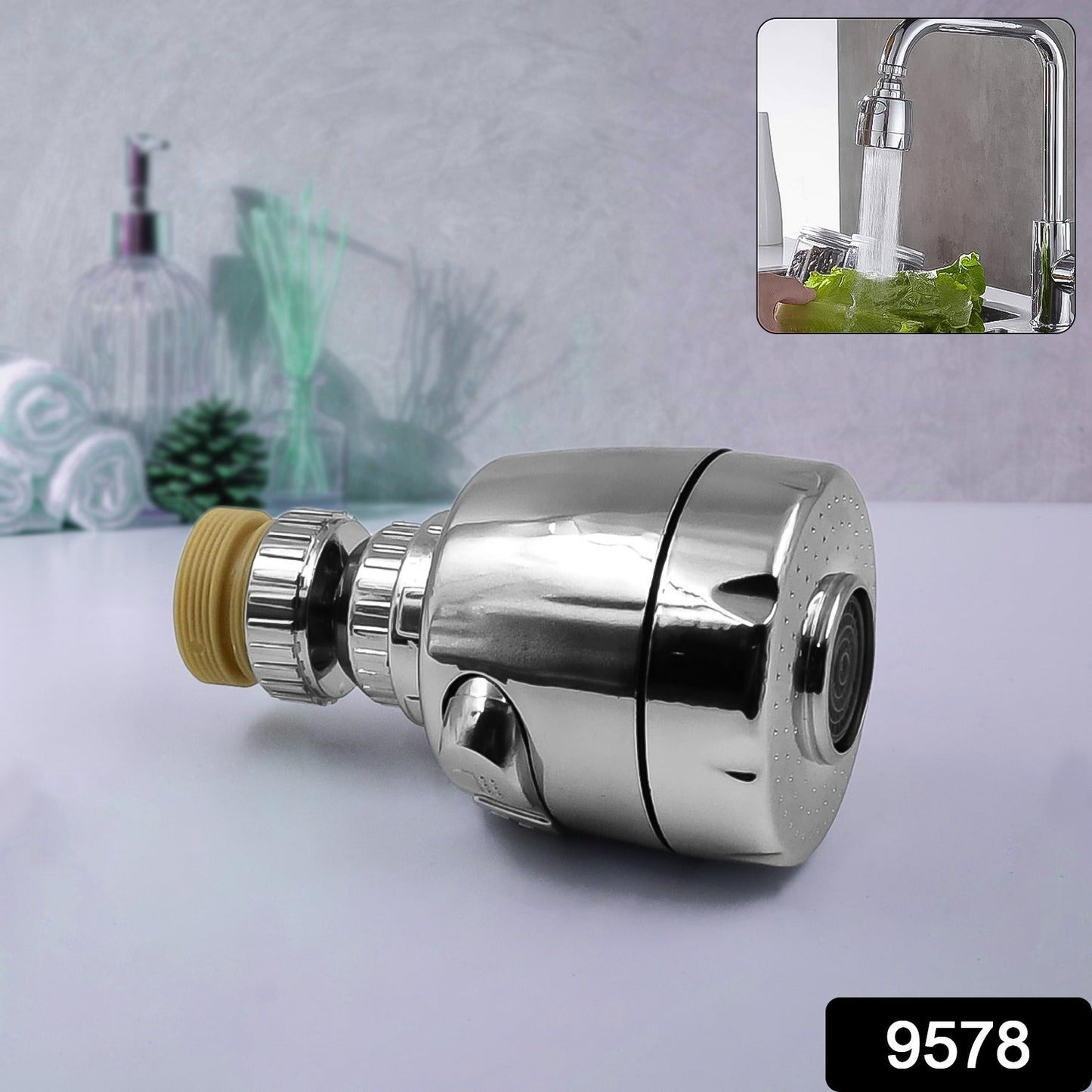 Faucet Kitchen Water Pressure Booster 360 Rotatable Sink head - Springkart 
