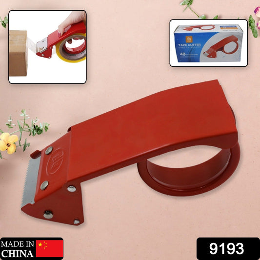 Metal Packing Tape Dispenser Cutter for Home Office use, Tape Dispenser for Stationary, Tape Cutter Packaging Tape - Springkart 